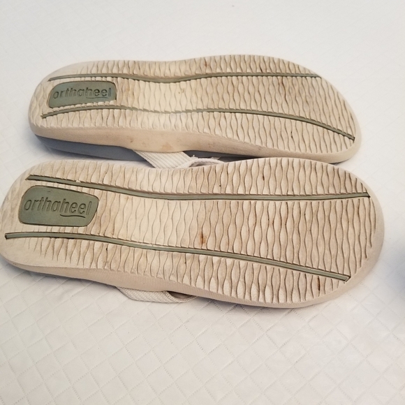 Orthoheel Unisex Wave White Blue Sandals Mens 7 Womens 8 - Picture 6 of 7